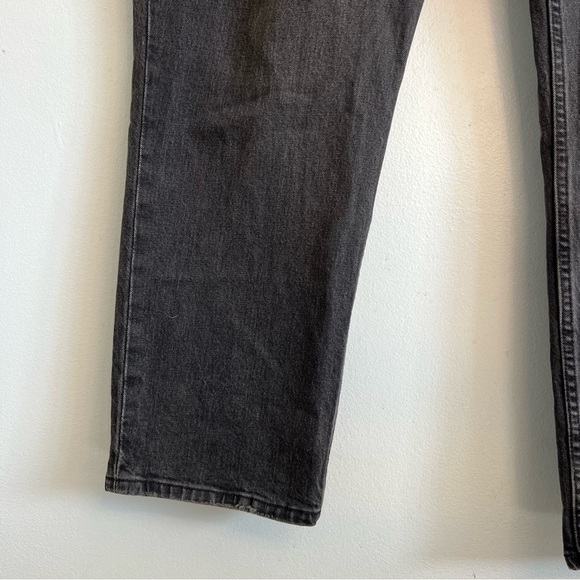 AF Womens 90s Straight Ultra High Rise Curve Love Jeans Black Plus Sz 35/20 - Picture 2 of 9